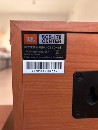 Home cinema JBL SCS178