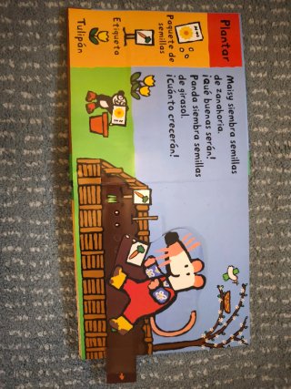 Maisy cultiva el jardin - libro infantil pop up