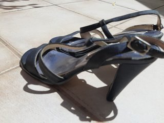 Sandalias Alex Tacón Negro Talla 39
