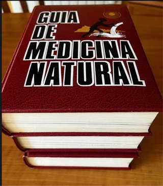 Libro medicina natural. Tres tomos unicos