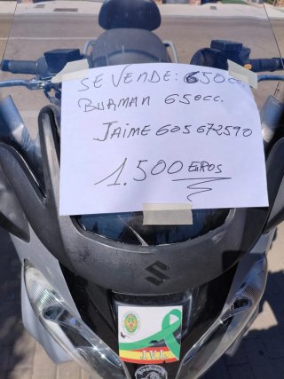 Suzuki Burgman 650cc Plata