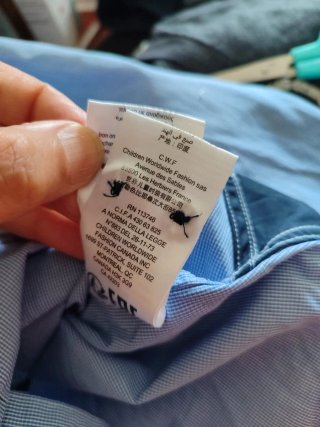 Camisa Hugo Boss Niño Azul