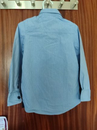 Camisa Hugo Boss Niño Azul