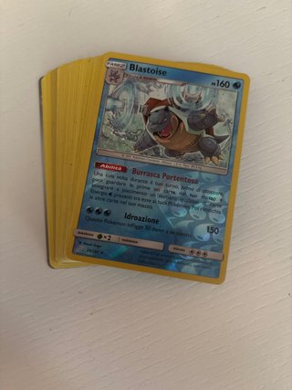 Lotto carte Pokémon tipo Acqua