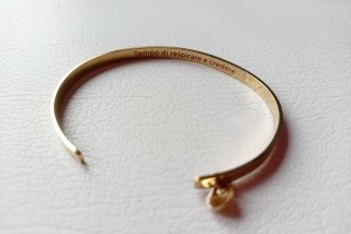 Bracciale rigido Marlù dorato