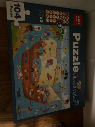 Puzzle Apli Kids Barco Pirata 104 piezas