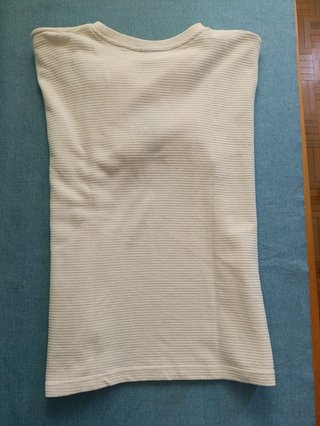 Camiseta Pull&Bear Natural Habits Beige