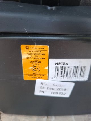 Silla de coche Babyauto negra