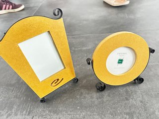 Coppia Portafoto Legno