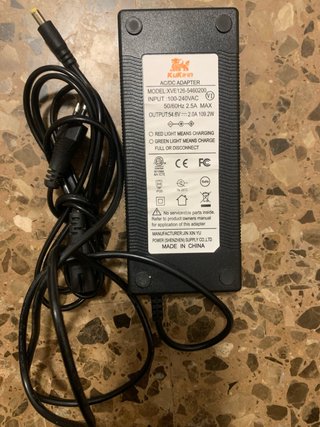 Cargador KuKirin XVE126-5460200 54.6V 2A