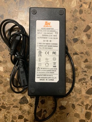Cargador KuKirin XVE126-5460200 54.6V 2A