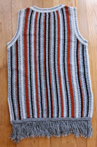 Top de punto chaleco largo Massimo Dutti talla XS