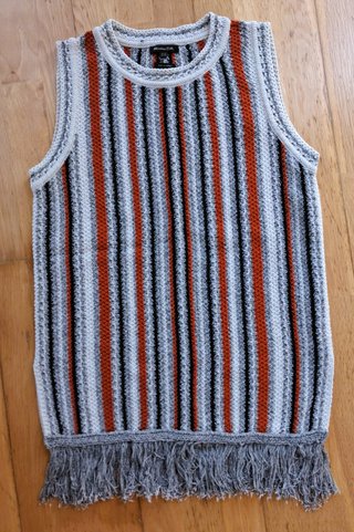 Top de punto chaleco largo Massimo Dutti talla XS