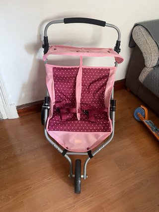 Carrito de juguete rosa