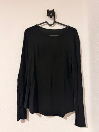 Camiseta manga larga negra