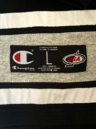 Felpa Champion U.S.A. Vintage 90s Half Zip