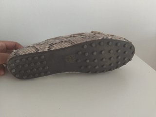 Manoletinas PARFOIS piel serpiente
