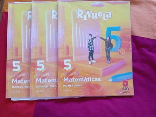 Libros matemática 5 primaria. " Revuelta"