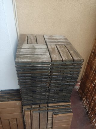 Suelo de madera Ikea Runnen