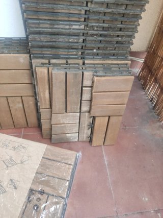 Suelo de madera Ikea Runnen