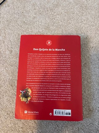 Libro Don Quijote De La Mancha. Vicens Vives