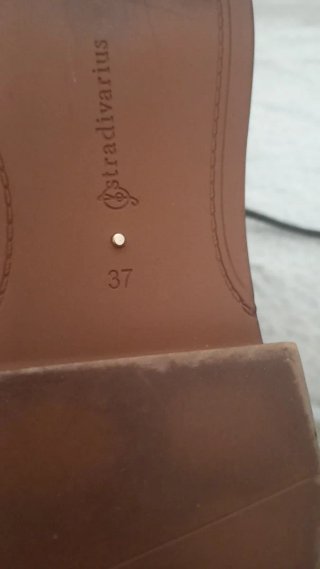 Zapatos Stradivarius cordones marrones