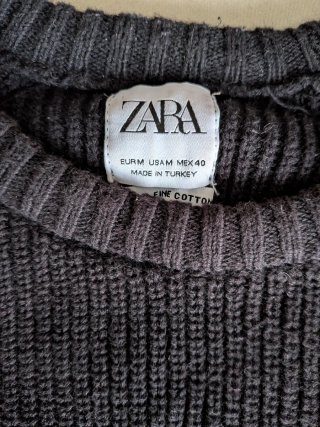 Jersey Zara Hombre Negro