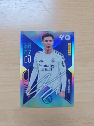 Cromo Mastantuono Draft 23 Firma Repro