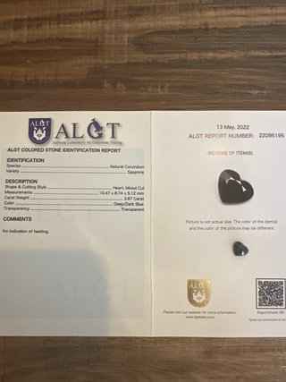 Lote de diamantes y zafiros para joyería