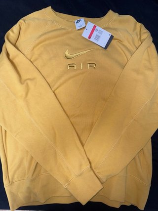 Sudadera Nike Air Amarilla Talla L