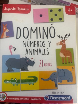 Domino Números y Animales Clementoni