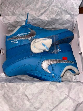 Nike Air Force 1 x Off White Azul