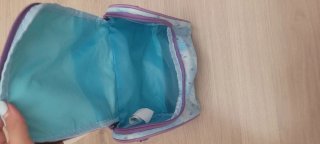 Bolso Frozen azul y morado