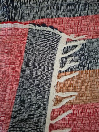 Alfombra de algodón tejida a mano
