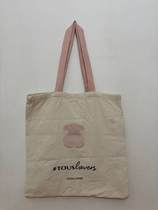 Bolsa de tela Tous beige