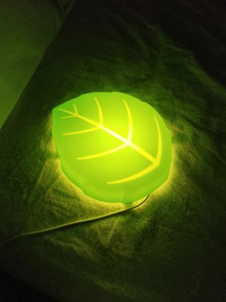 Luz LED Verde Hoja