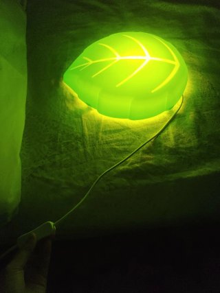 Luz LED Verde Hoja