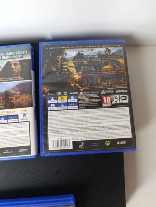 Pack PS4 Negra + 4 Juegos + Mando