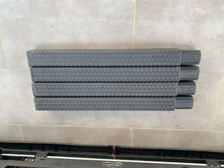 Mesa extensible exterior ratán negra