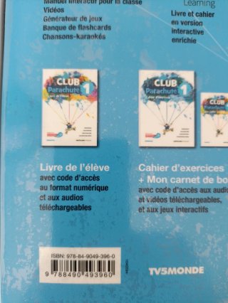 Libro Francés 1 ESO , Club Parachute