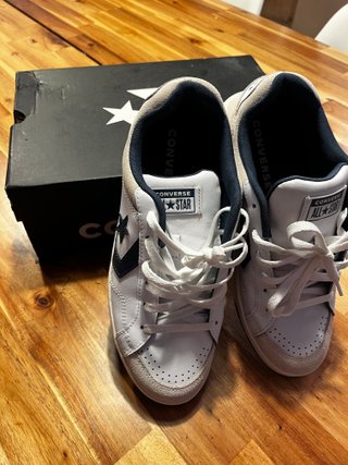 Zapatos Converse All Star Blancos y Beige
