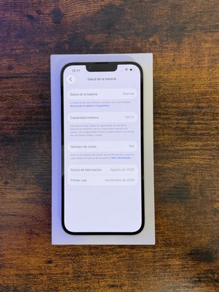 iPhone 16e Batería 100%