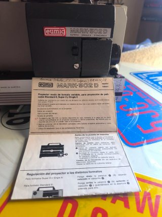 Proyector Eumig Mark-502D Super 8