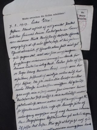 Cartas Prisioneros de Guerra. I Guerra Mundial.