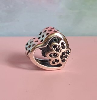 CHARM HUELLA PLATA NUEVO PARA PANDORA