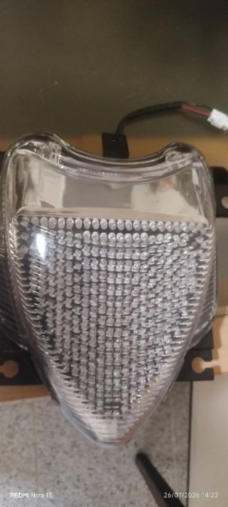 Respaldo y Piloto para Moto Cruiser/Touring