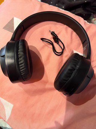 Auriculares negros plegables