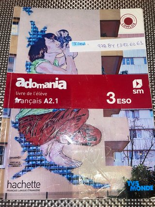 Adomania, Français A2.1, 3 ESO. Livre de l'élève
