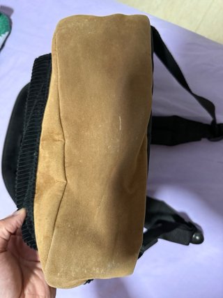 Mochila New Era Negra y Marrón Corduroy