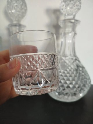 Juego Mueble Bar Vintage Premium - 3 Licoreras + 2